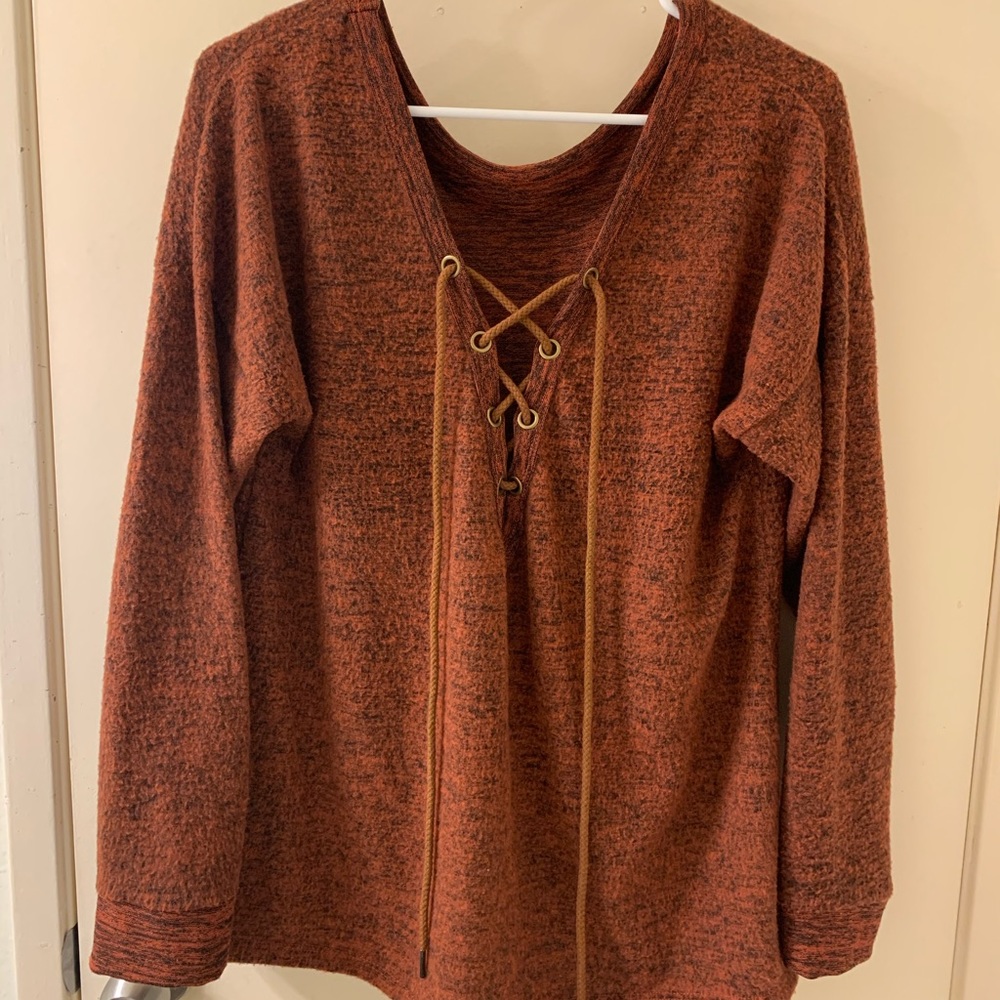 Super soft red sweater